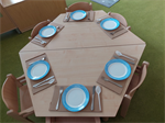 Montessori Übung "Tischlein deck dich"